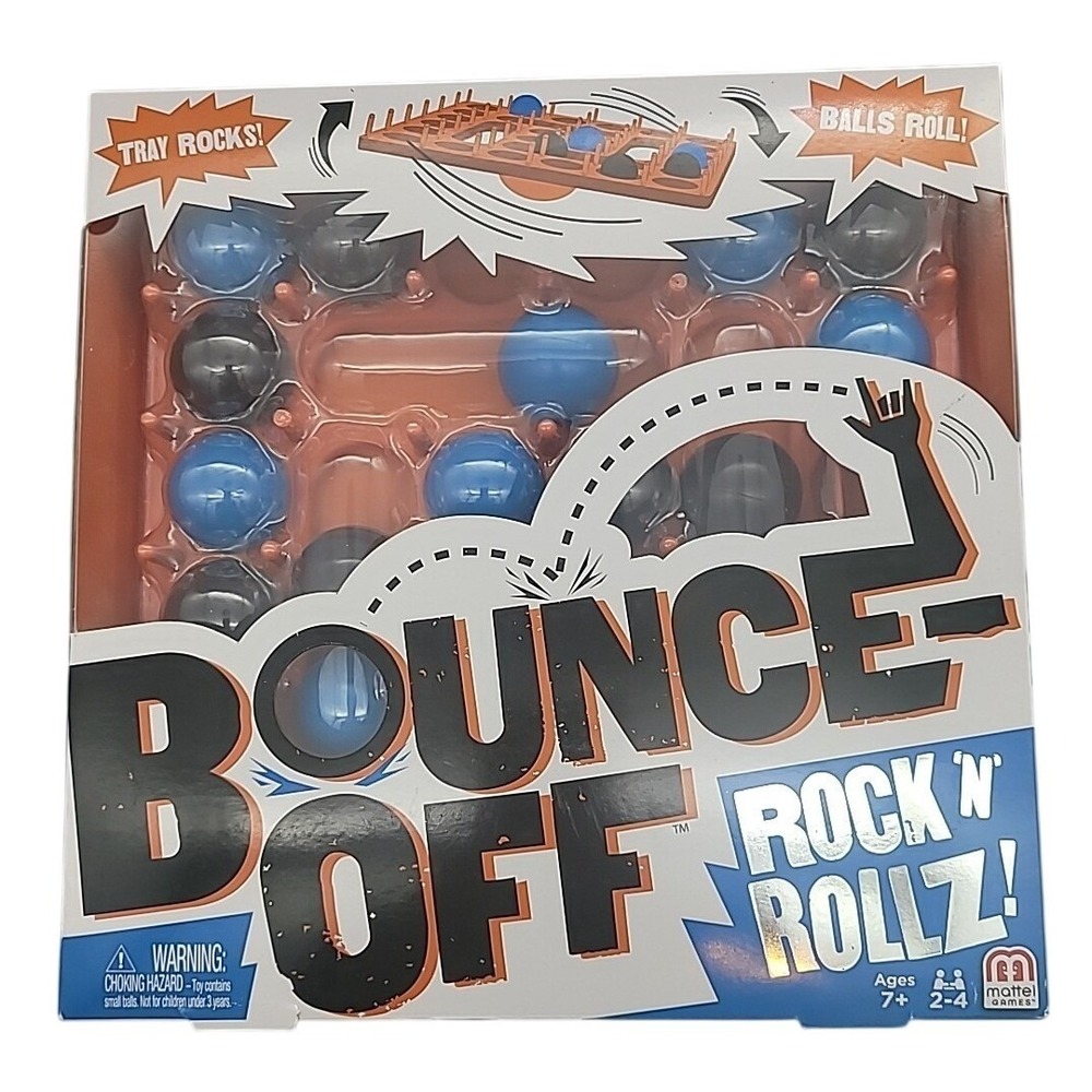 Bounce Off Rock N Rollz! Game Mattel Games‎ 2015 Brand New Sealed